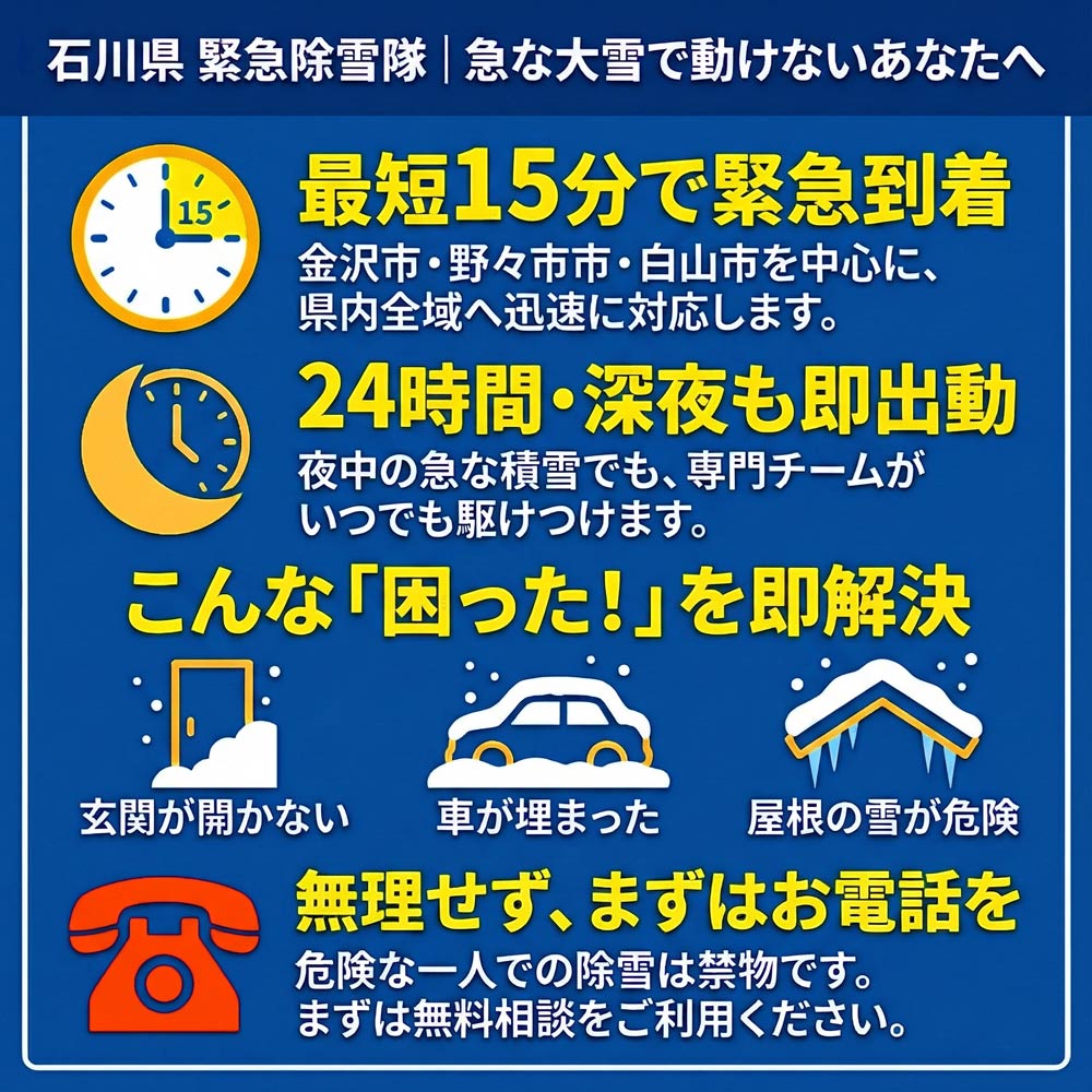 除雪作業の様子